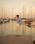 Vittorio | Pantaloni a vita alta 3 bottoni