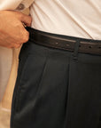 Marcello | Pantaloni a vita alta con pinces