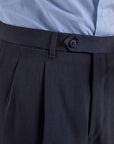 Marcello | Pantaloni a vita alta con pinces