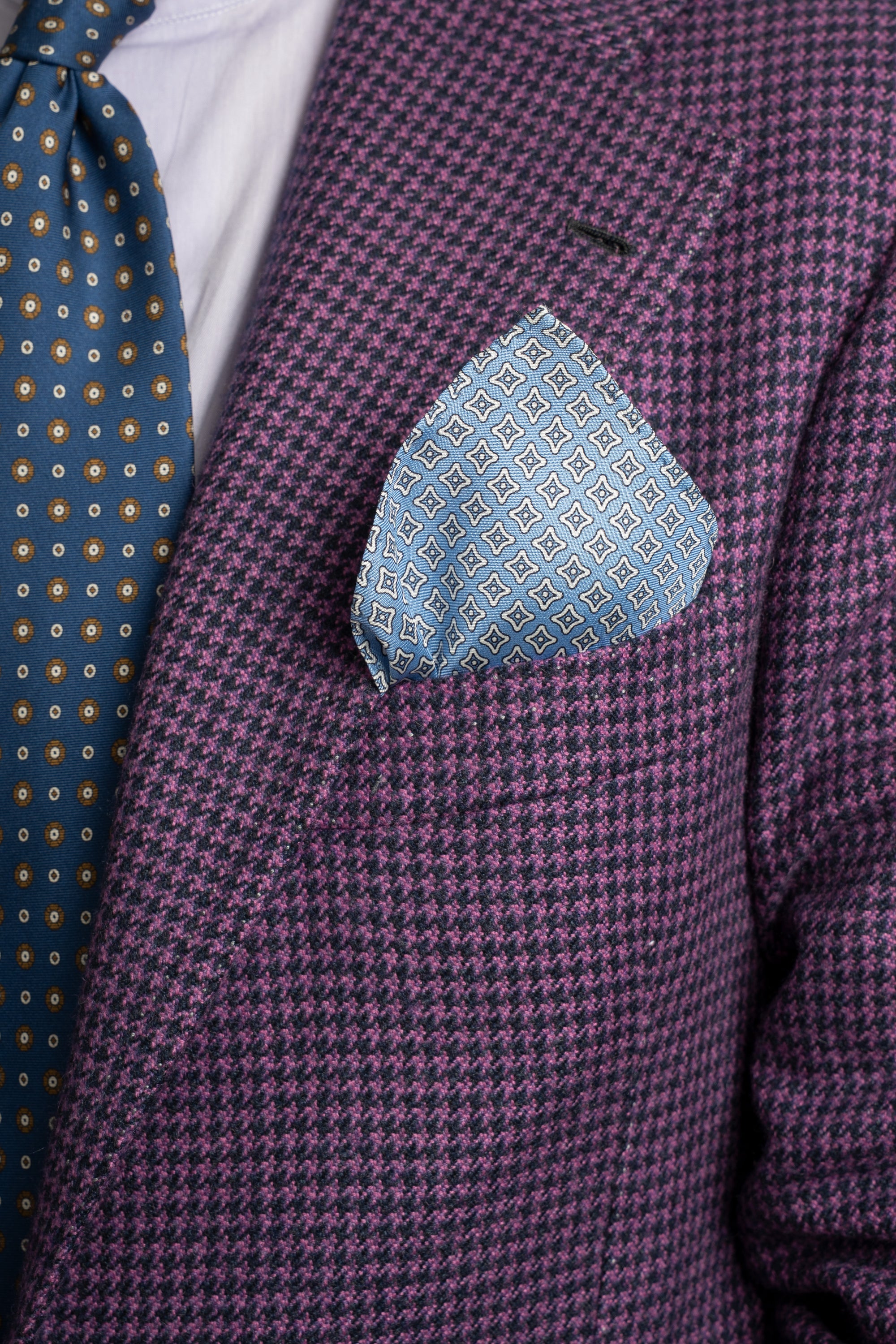 Lila | Pochette Napoletana in seta