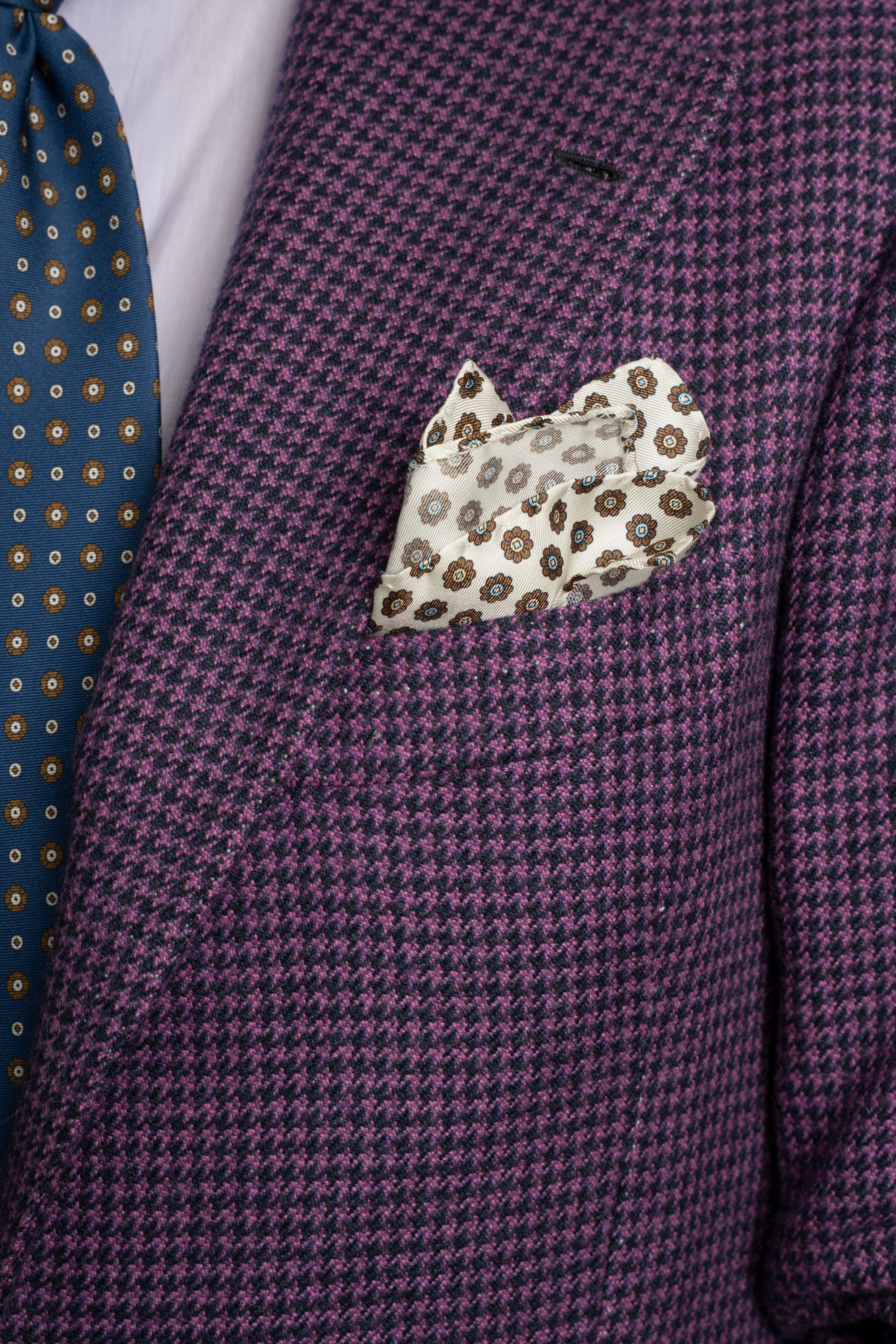 Lila | Pochette Napoletana in seta