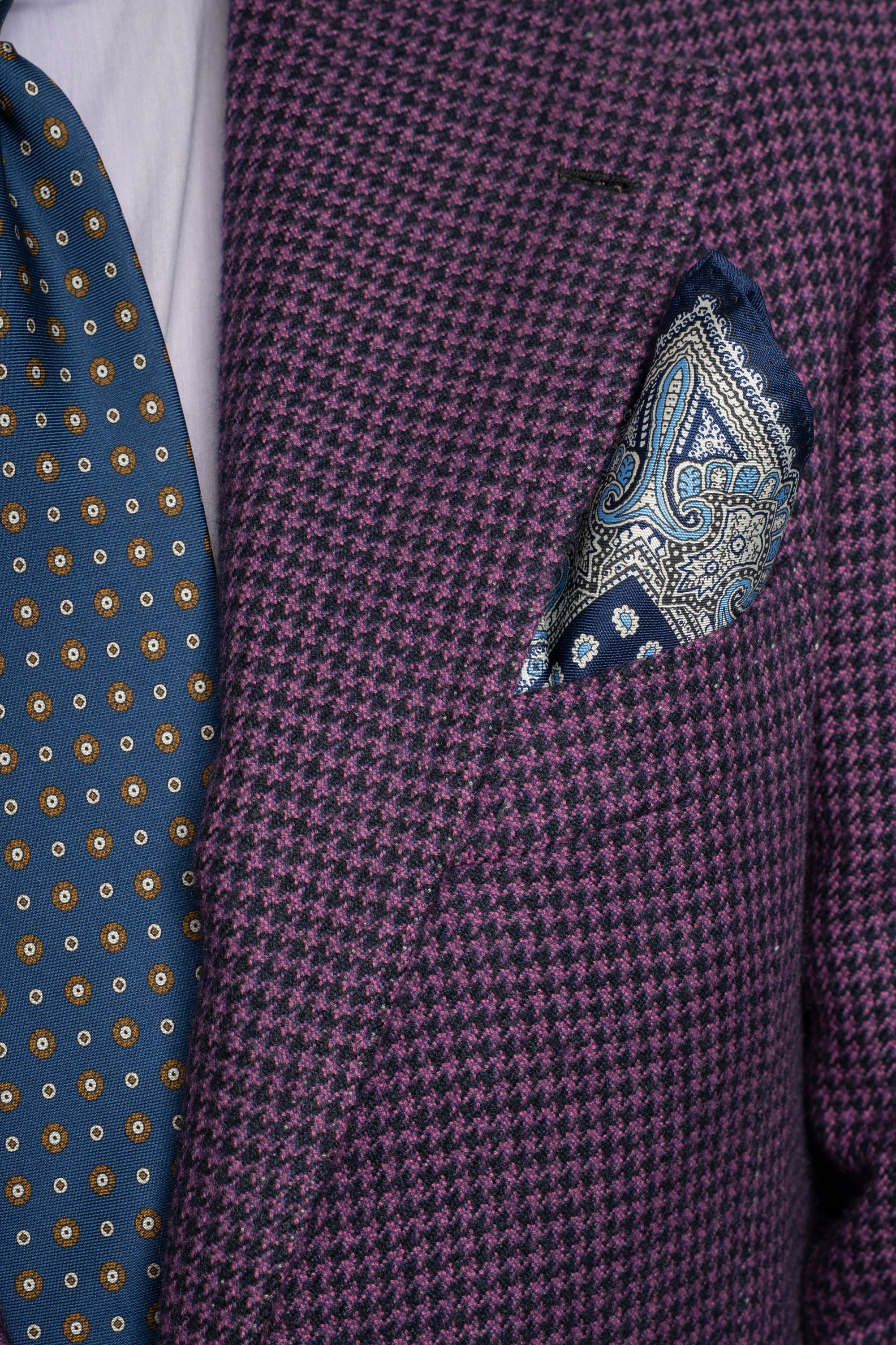 Lila | Pochette Napoletana in seta